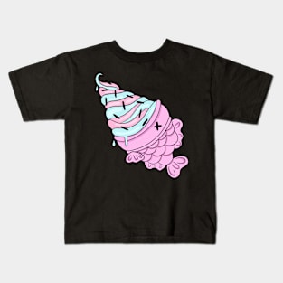 Eating Fish Kids T-Shirt